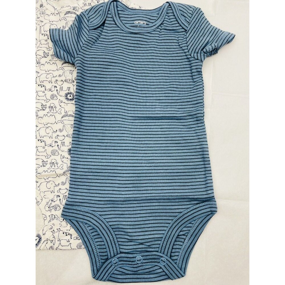 Carter's Baby Boy 5 Pack  Bodysuit Set  12 Months 100%Cotton - Picture 5 of 8